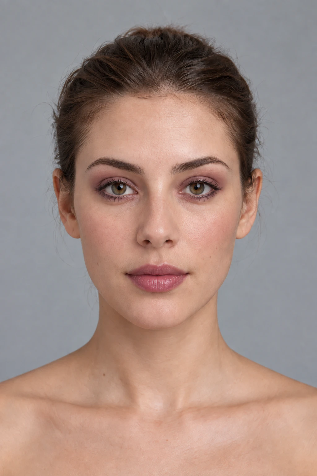 Plum line, Synthetic sample model · no personal photo